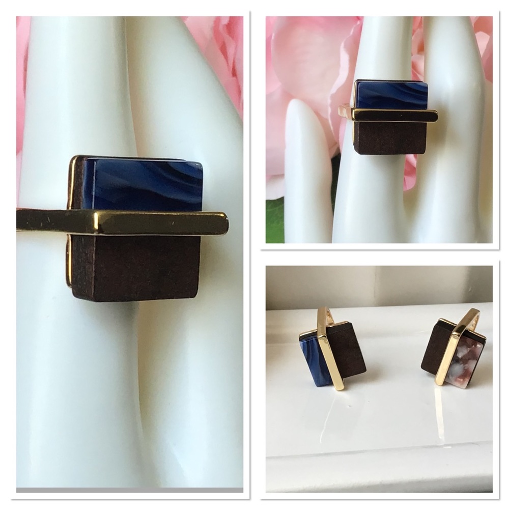 Multicolored Stone Statement Rings - Picture 7 of 12